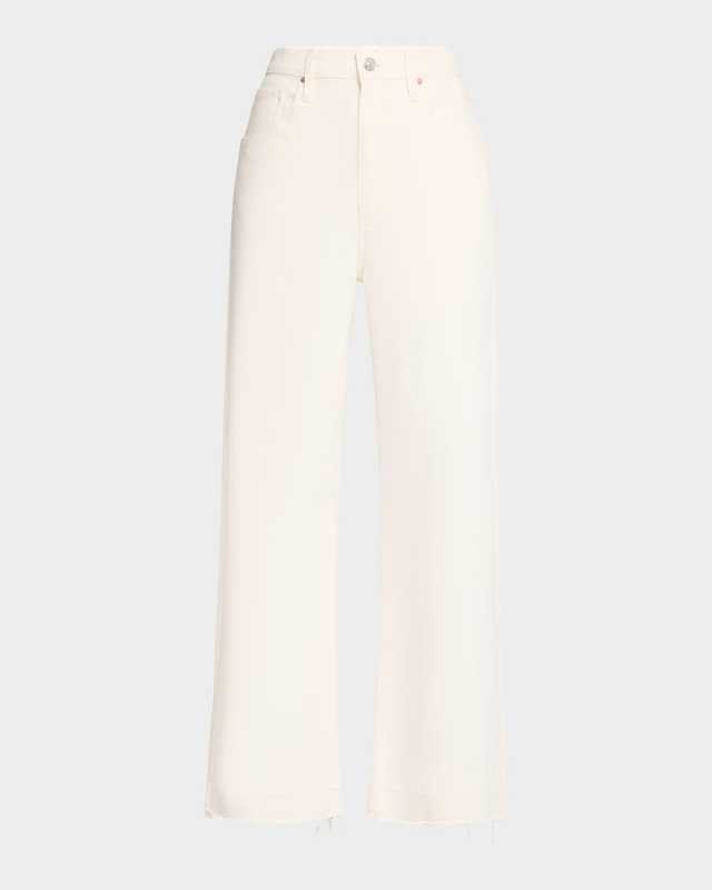 Arellia Frayed Wide Leg Jeans